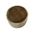 Round Bone Jewelry Box with Engraved Floral Design | Storage