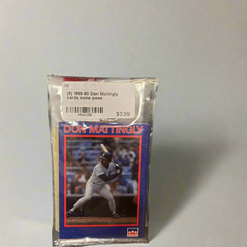 1989-90 Don Mattingly Cards Same Pose