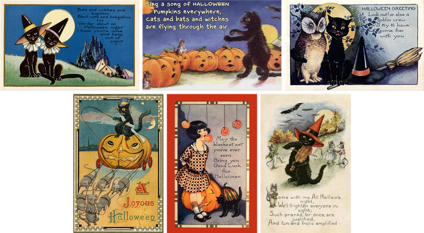 ANN417 - Vintage Halloween Mini Matchboxes