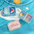 Fun Sardine Can Hair Pattern Hair Claw Clips