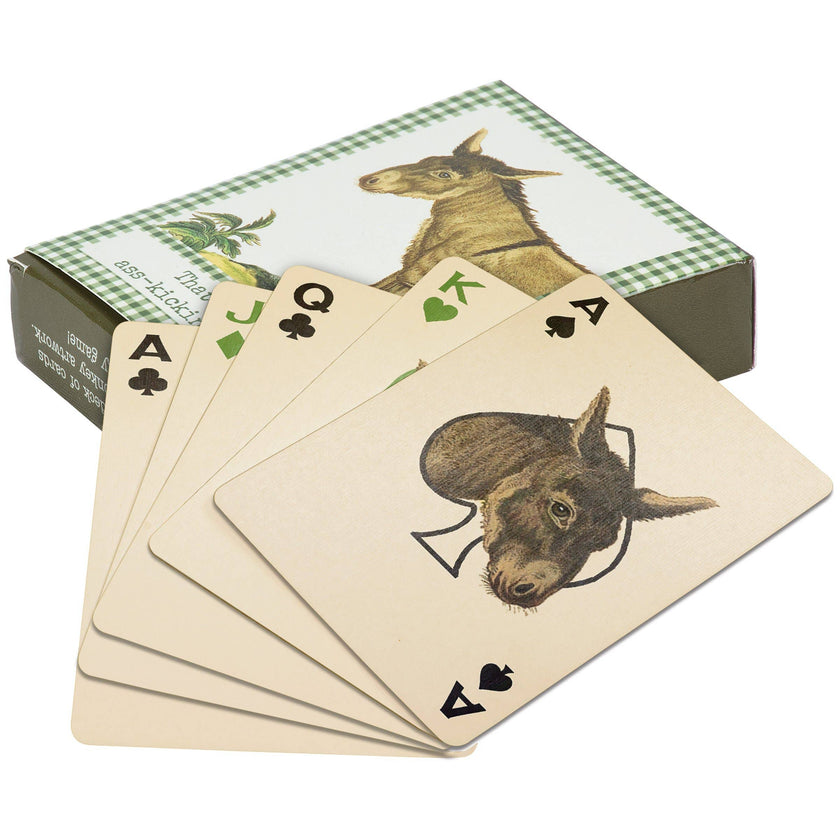 That's An AssKickin' Hand Playing Cards