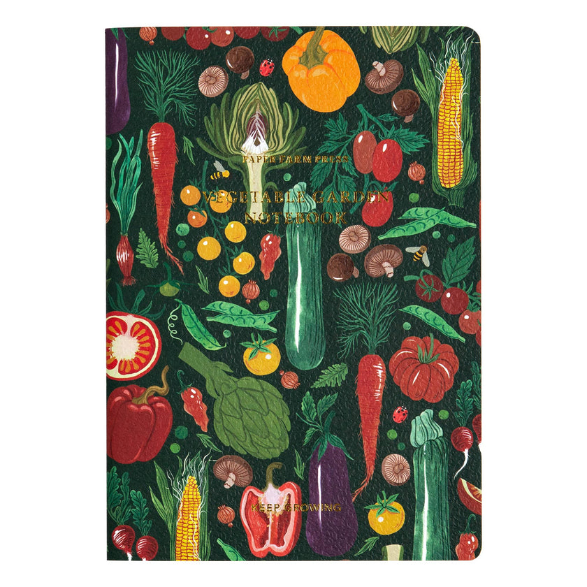 Vegetable Farmers Market Stitched Notebook