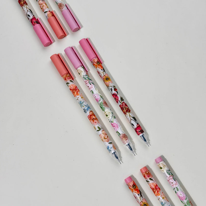UniWrite Gel Pens - Flora