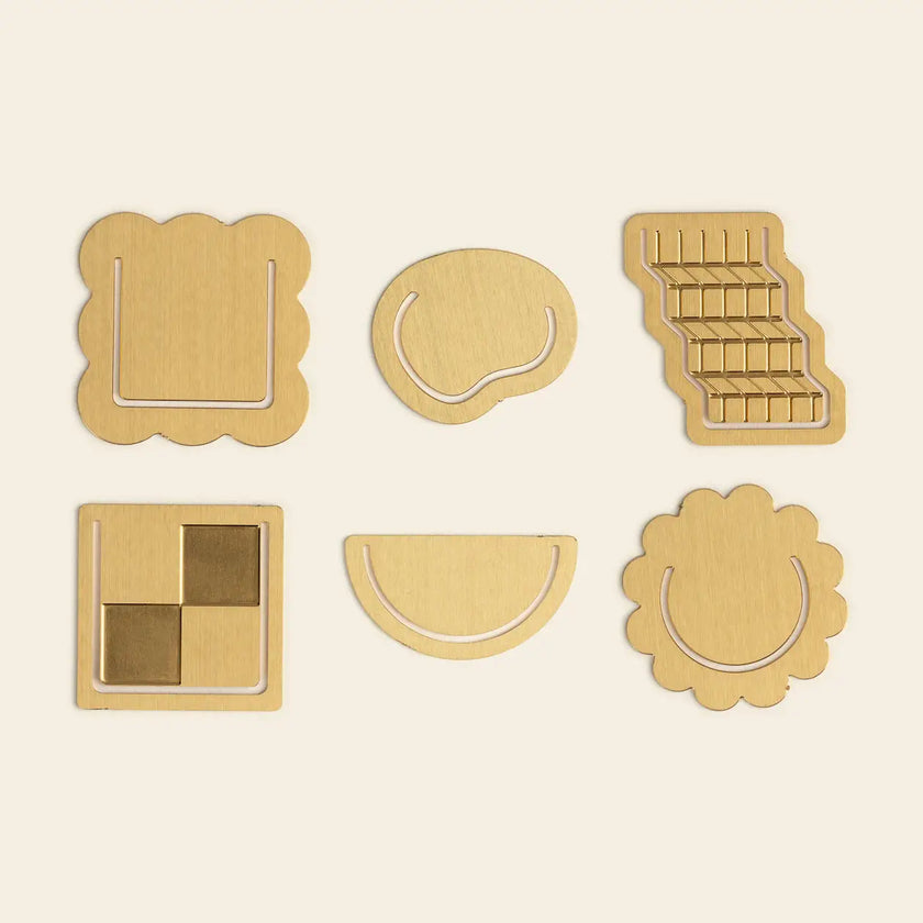 Metal Index Tabs - Curious Shapes