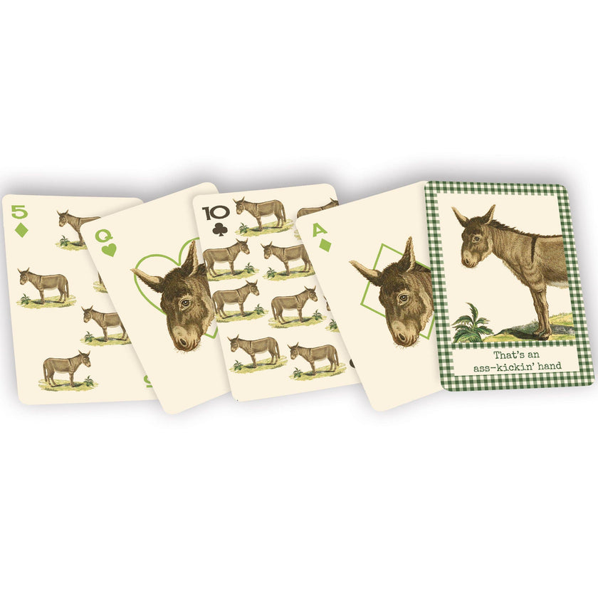 That's An AssKickin' Hand Playing Cards