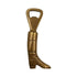 Antiqued Brass Equestrian Riding Boot Bottle Opener, 5-1/4”