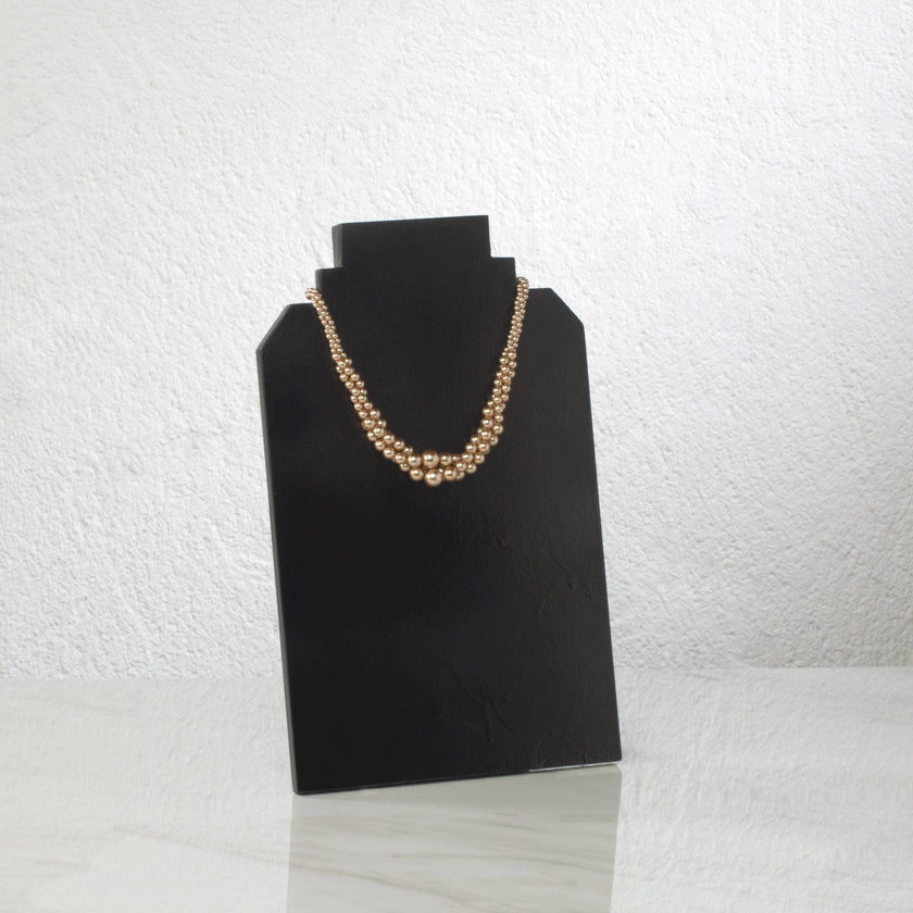 Wooden Necklace Stands - Black