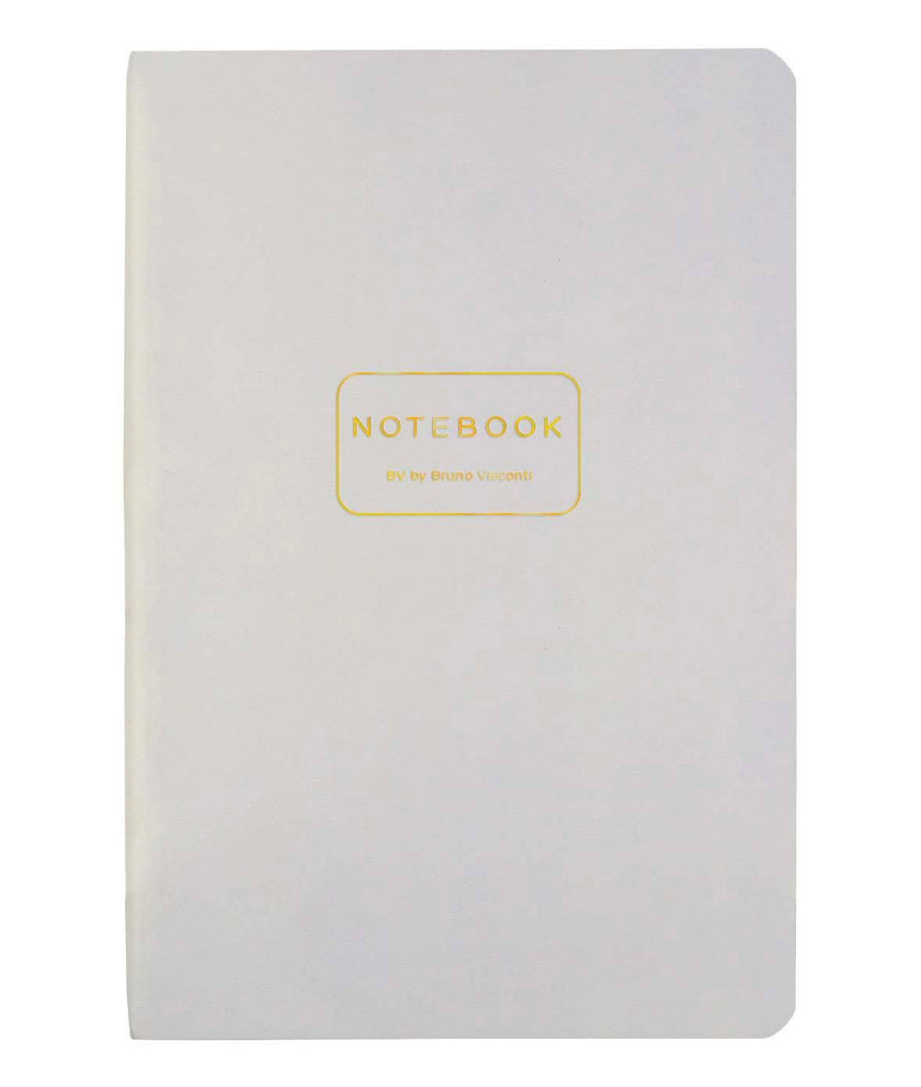 Vegan Leather A5 Notebook  - White
