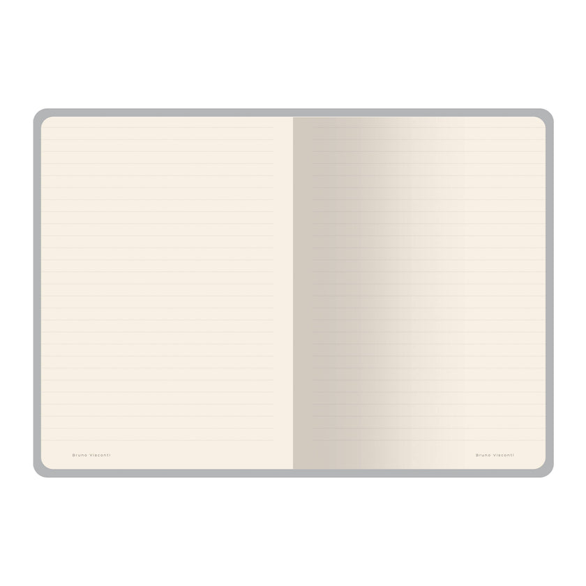 Vegan Leather A5 Notebook  - White