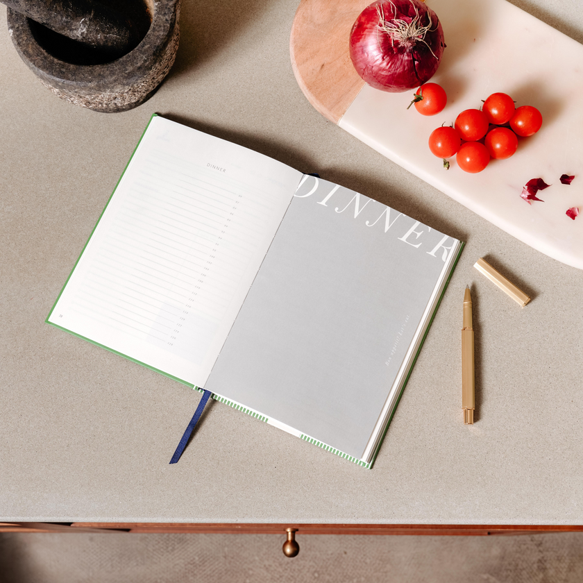 Guided Recipe Journal, A5 Hardcover - Mushroom