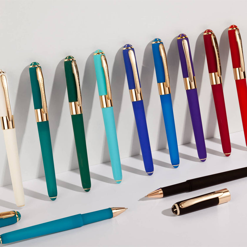 Forest Green Monaco Fine Point Soft Touch Pen, 0.5mm