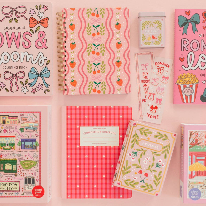 Gingham Daisy Composition Notebook