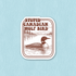 Stupid Canadian Wolf Bird, Hockey Romance Sticker 