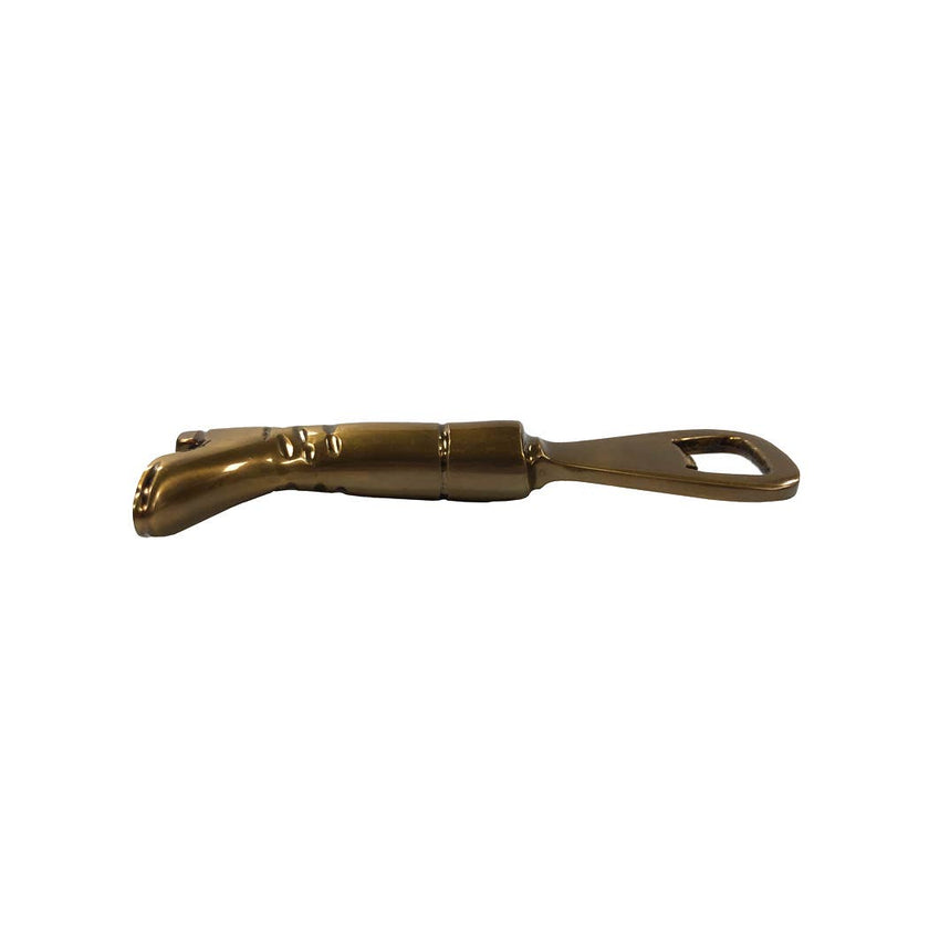Antiqued Brass Equestrian Riding Boot Bottle Opener, 5-1/4”