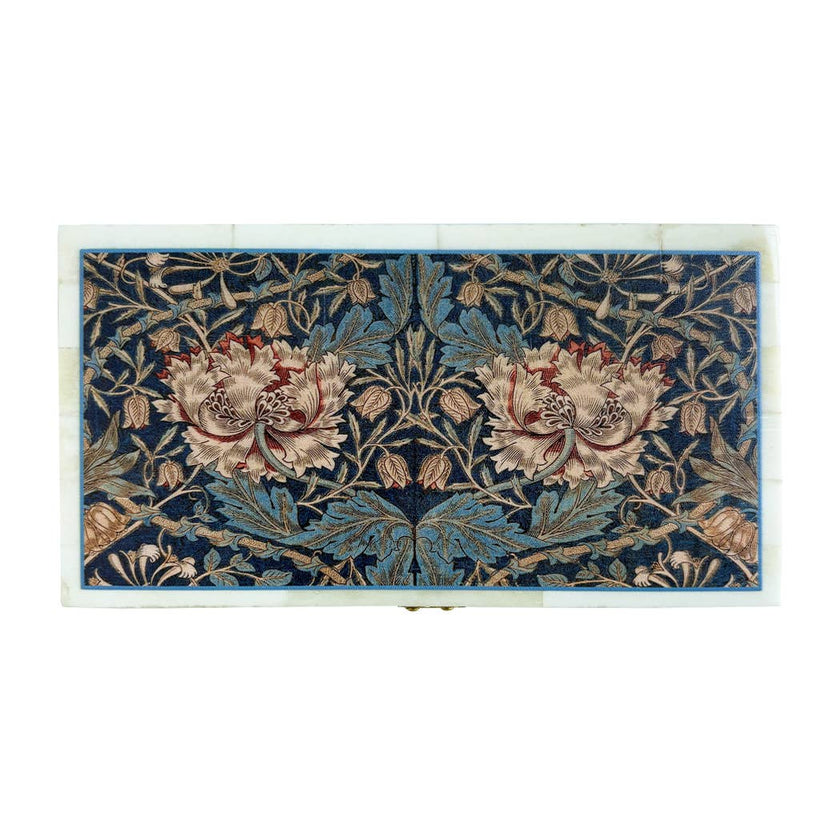 William Morris Honeysuckle & Corncockle Trinket Boxes