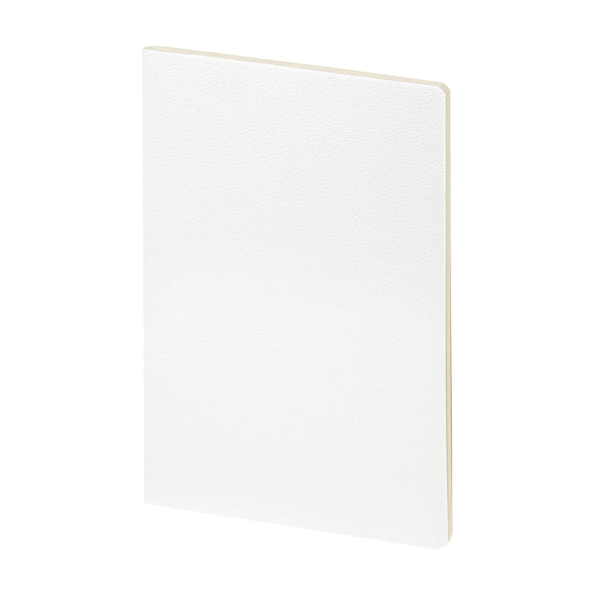 Vegan Leather A5 Notebook  - White