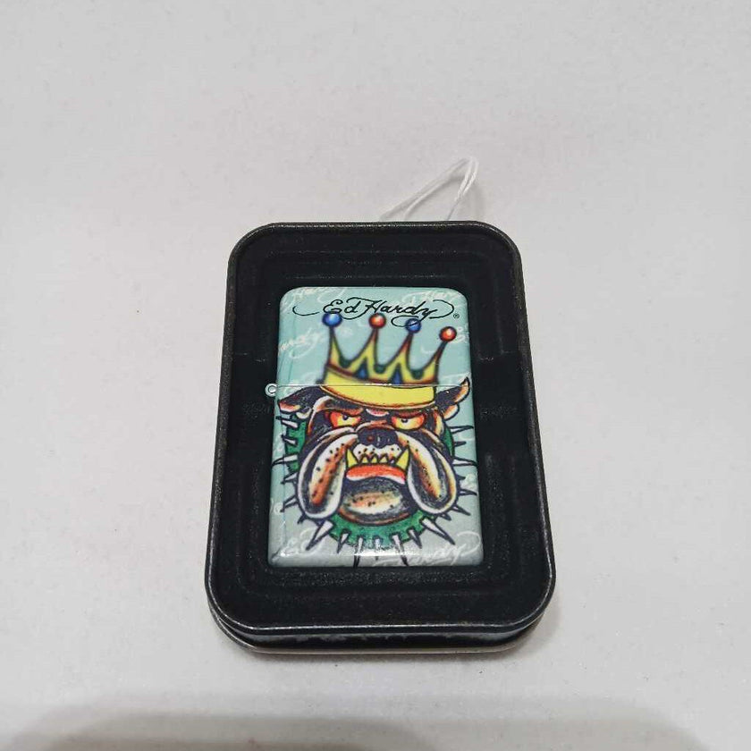 Blue Ed Hardy Lighter