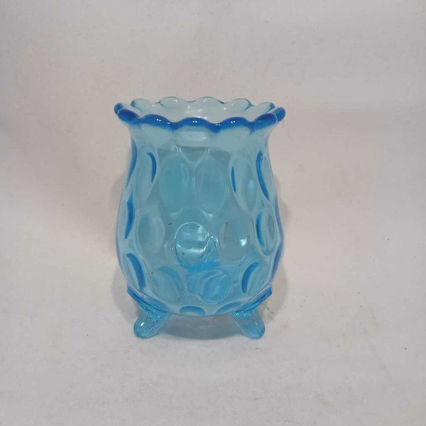 Blue Glass Small Vase