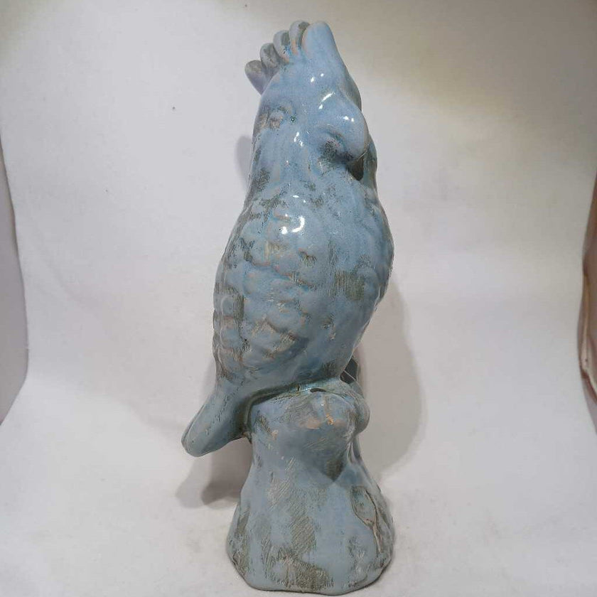 Blue Parrot Statue