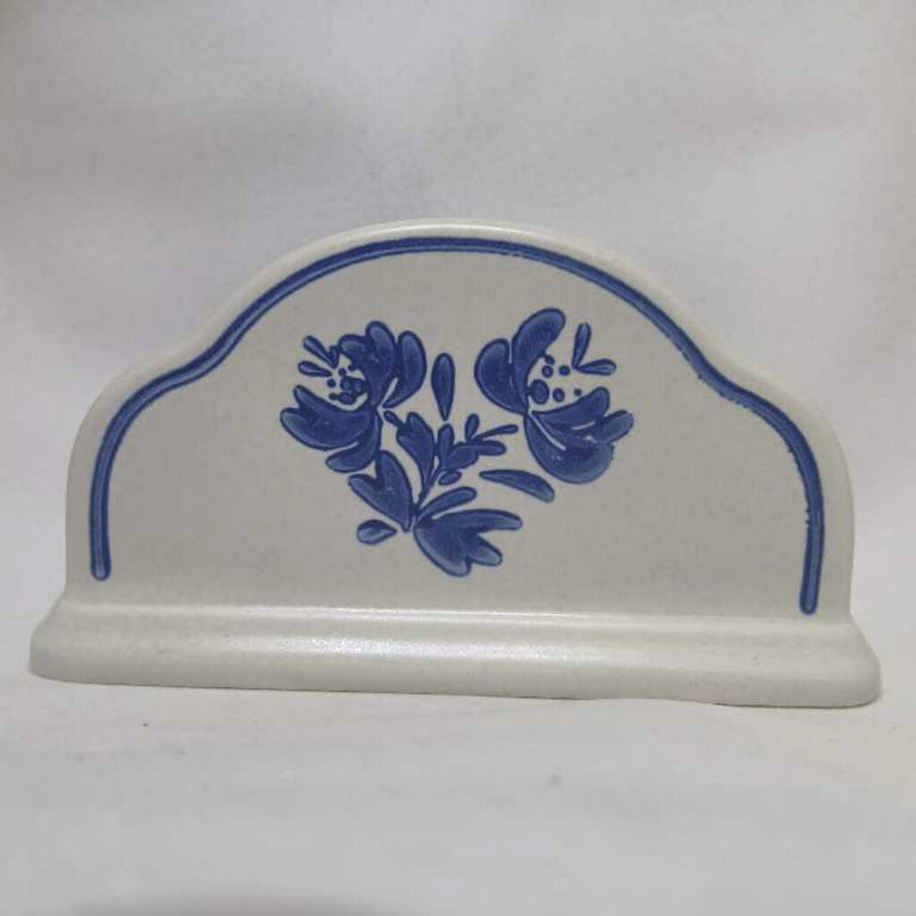 Blue and White Napkin Holder