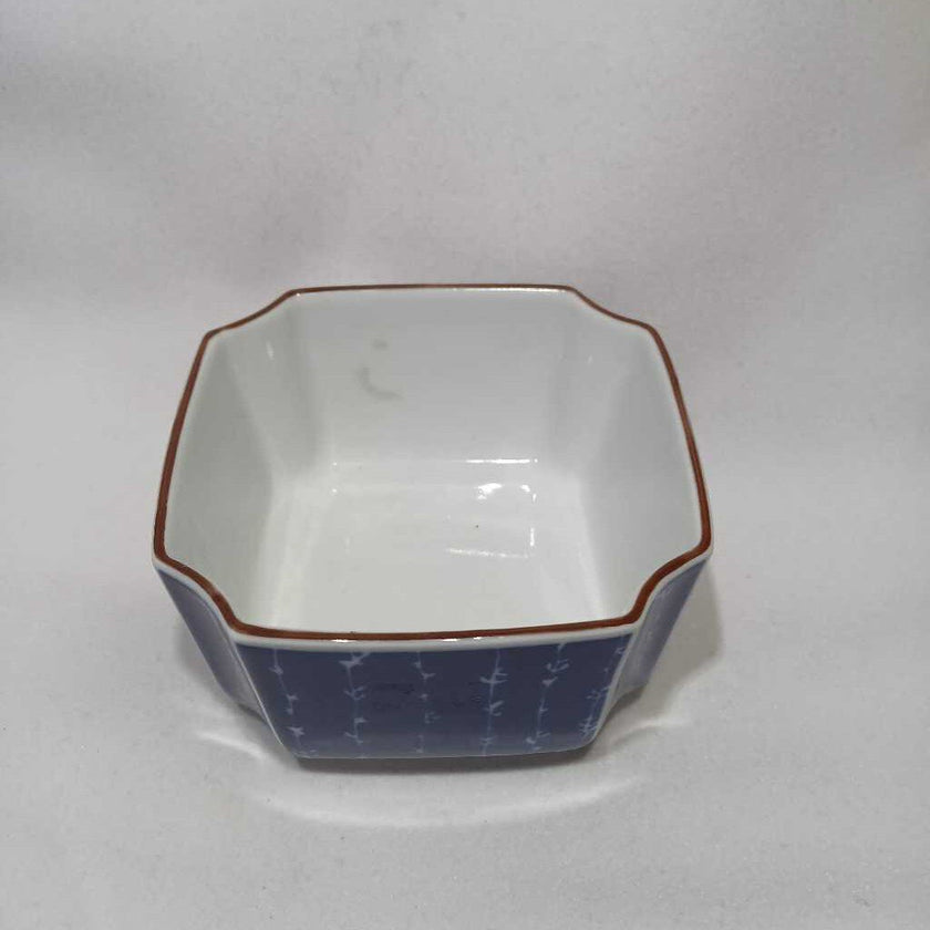 Blue and White Square Dish