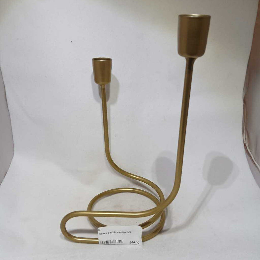 Brass Double Candlestick