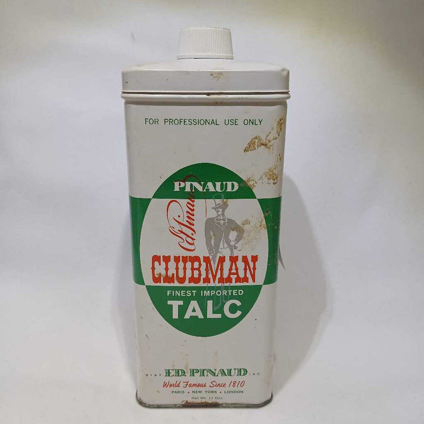 Clubman Talc Metal Container