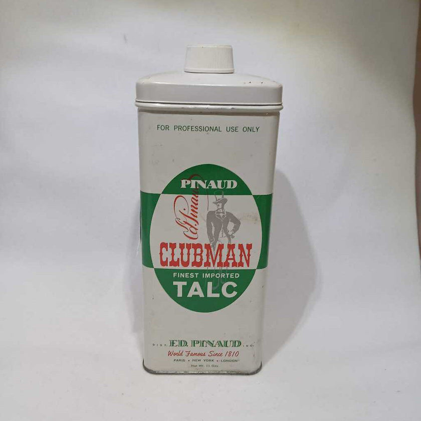 Clubman Talc Metal Container