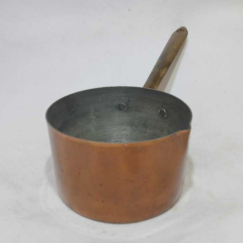 Copper Pot with Stand & Candle Cup