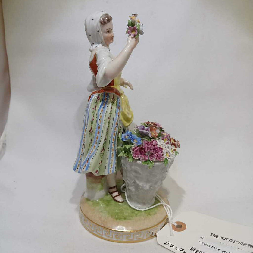 Dresden Flower Girl Ceramic Figurine