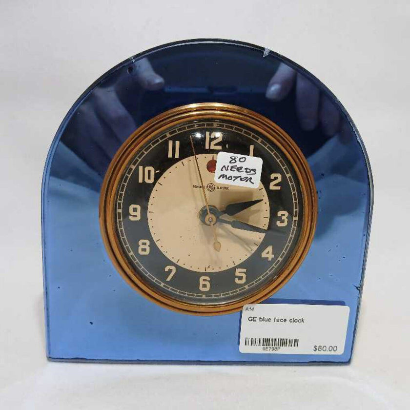 GE Blue Face Clock