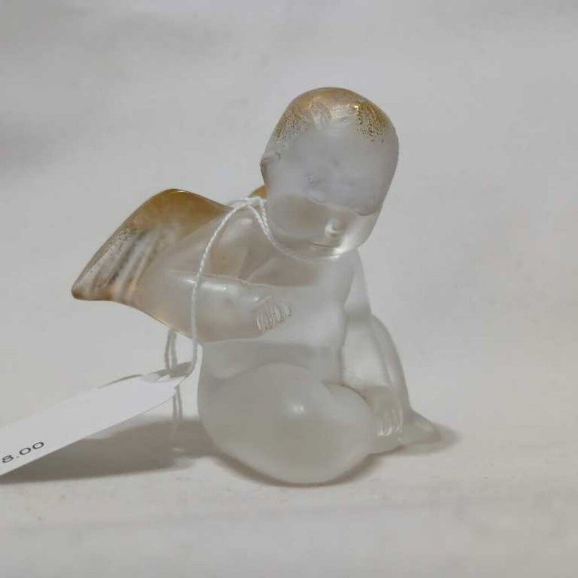 Glass Angel with Gold Accents