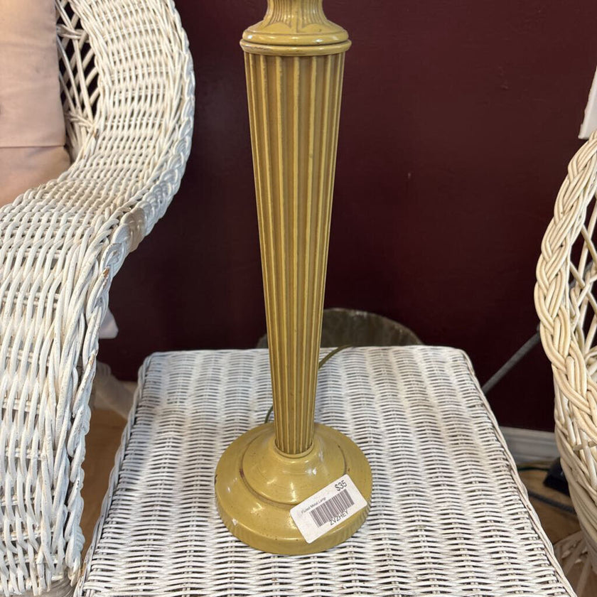 Fluted Metal Lamp