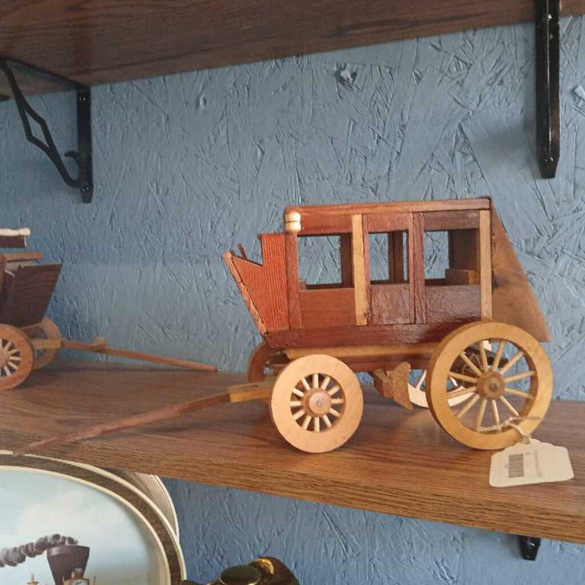 Wooden Western Stagecoach