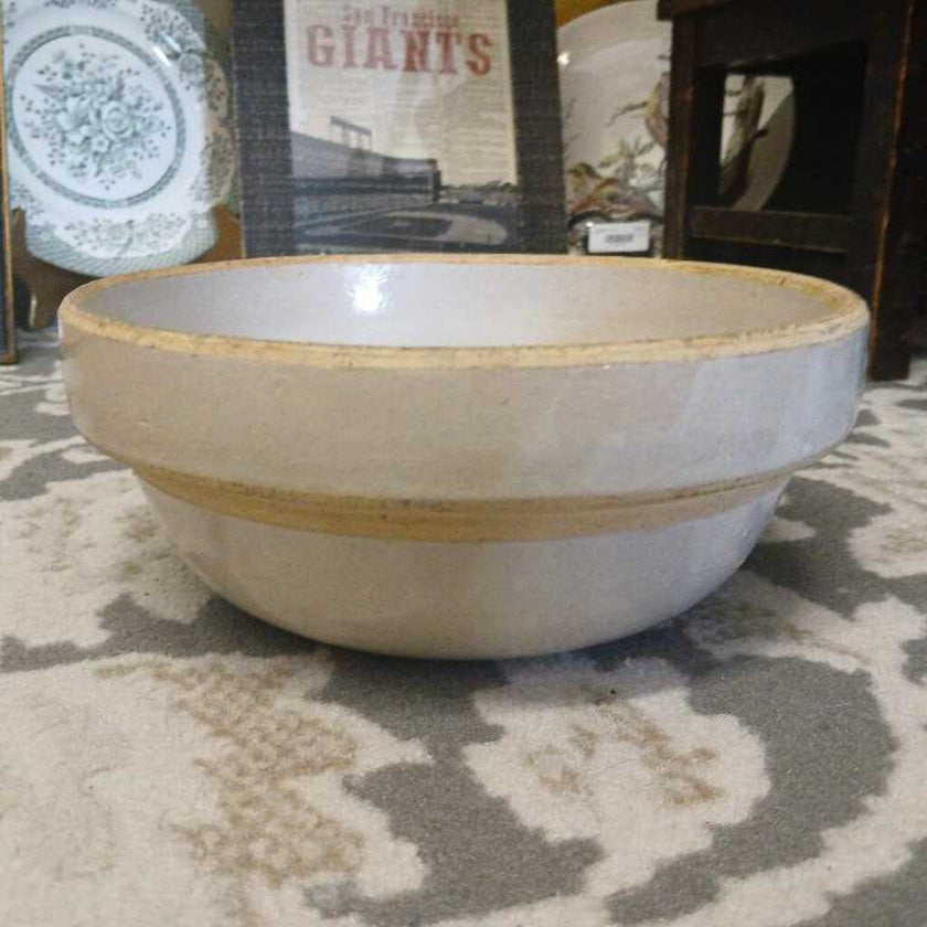 Stoneware crock bowl