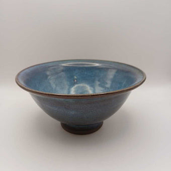 Blue stoneware bowl