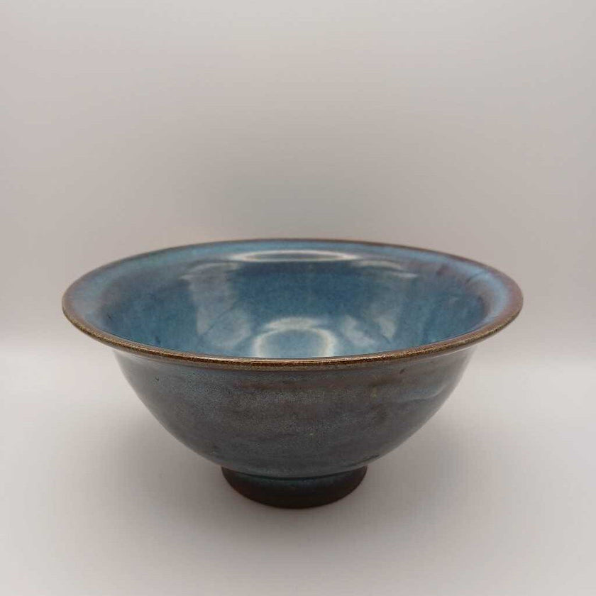 Blue stoneware bowl