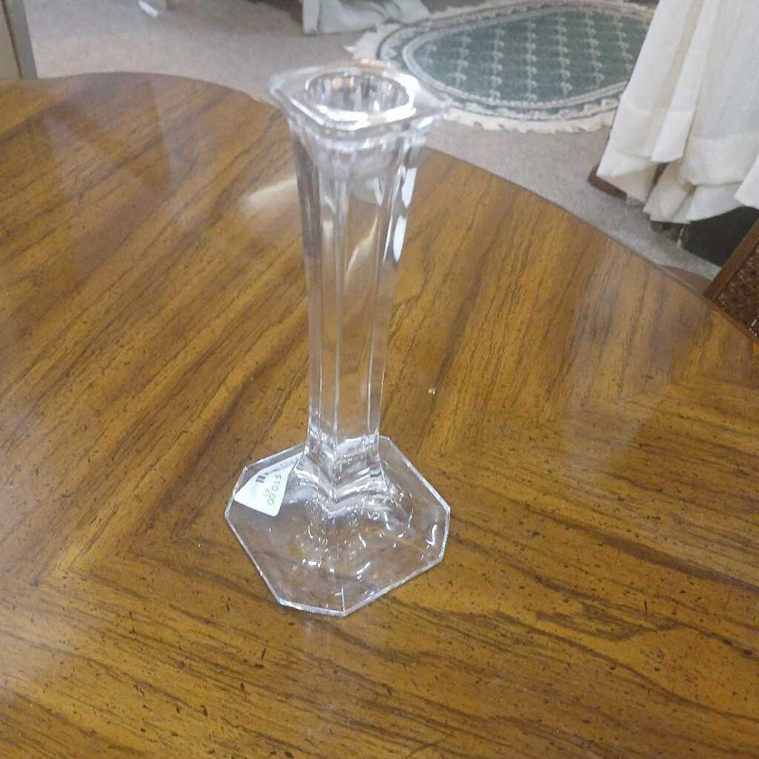 Is small crystal candle holder