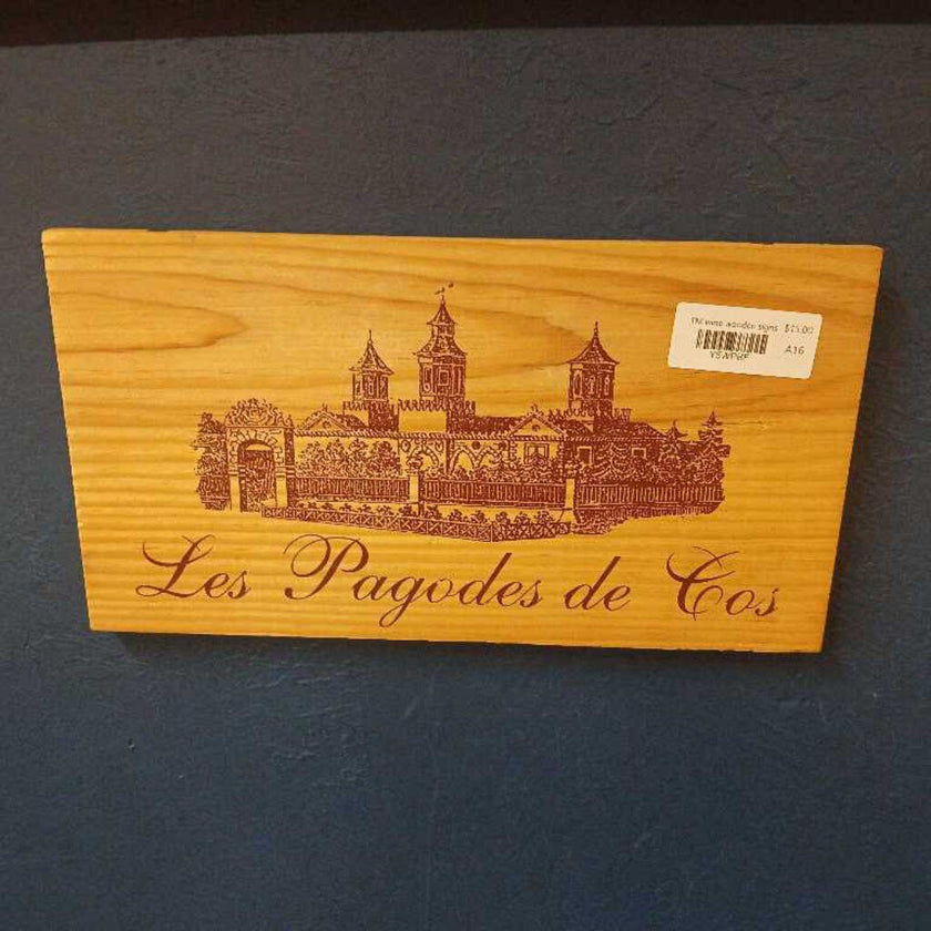 TM wine wooden signs