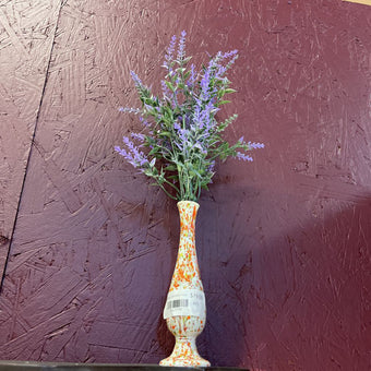 Orange Speckled Vase