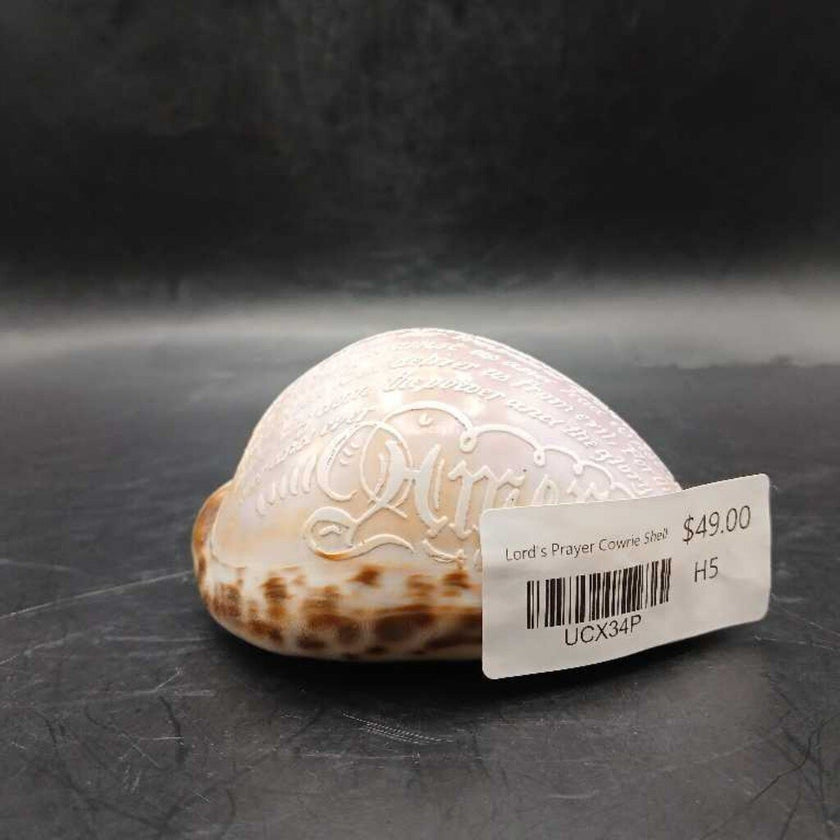 Lord's Prayer Cowrie Shell