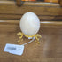 White Alabaster Egg w/ Holder