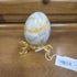 Gray Alabaster Egg w/ Holder