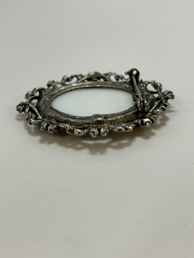 Blue Flower Brooch