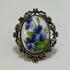 Blue Flower Brooch