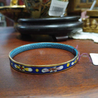 Cloisonne Brass Bangle