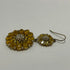 Crystal Sunflower Earrings