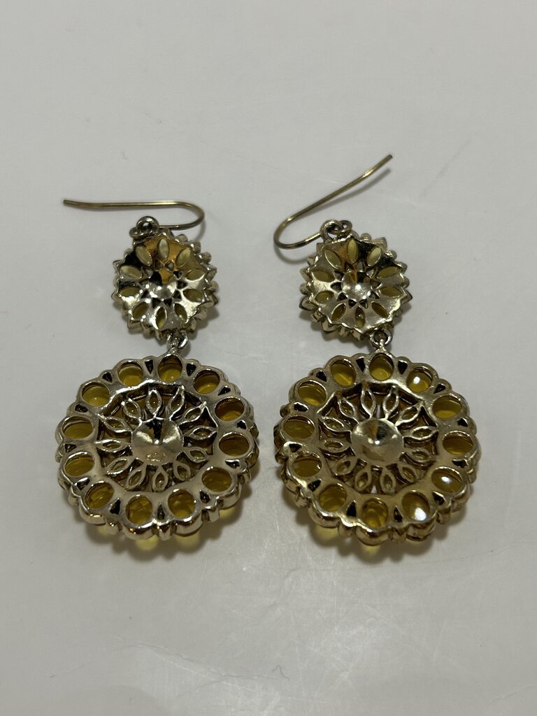 Crystal Sunflower Earrings