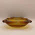 Amber Glass Ashtray