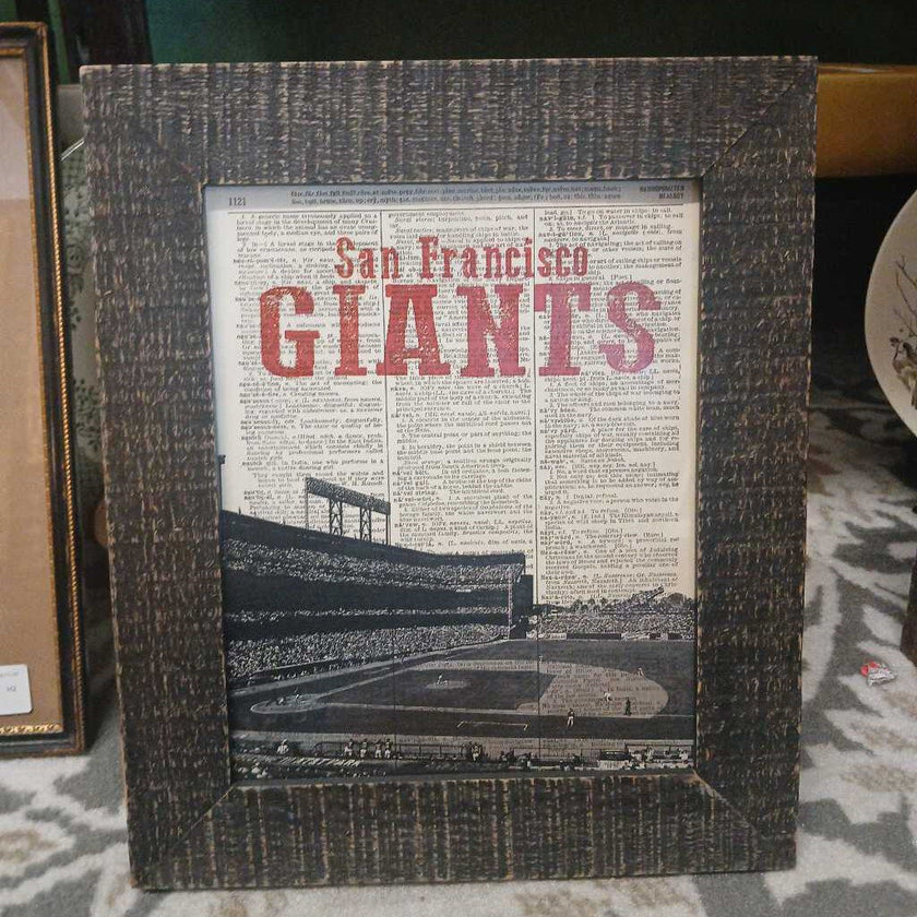 Framed San Francisco Giants print